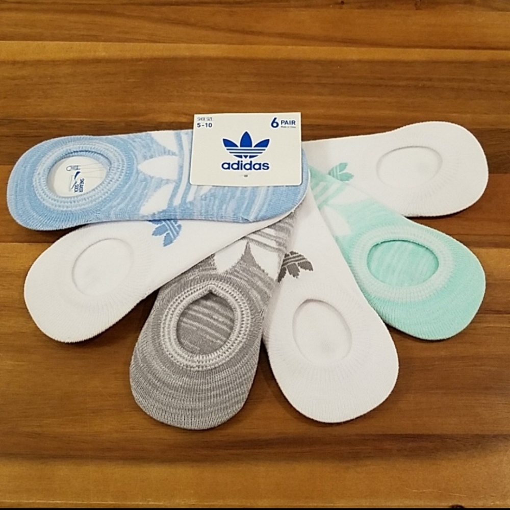 Adidas no show ultra low rise 6pair socks